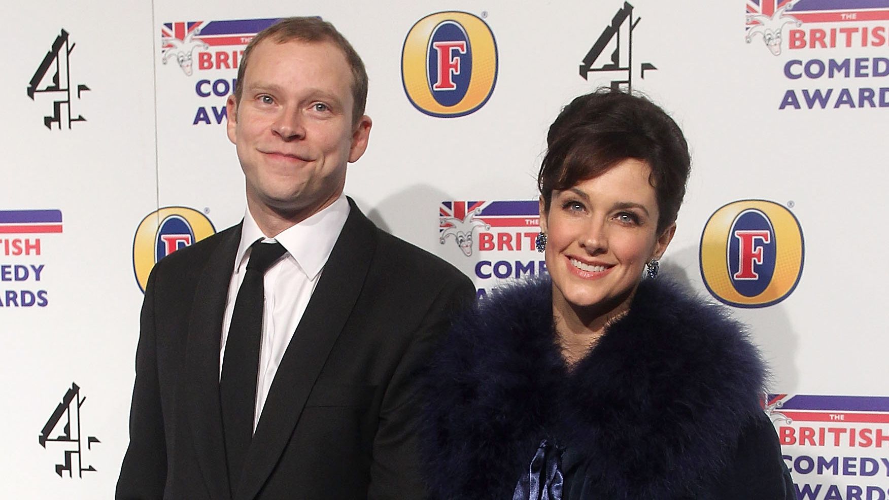 Robert Webb and Abigail Burdess at the British Comedy Awards in 2012