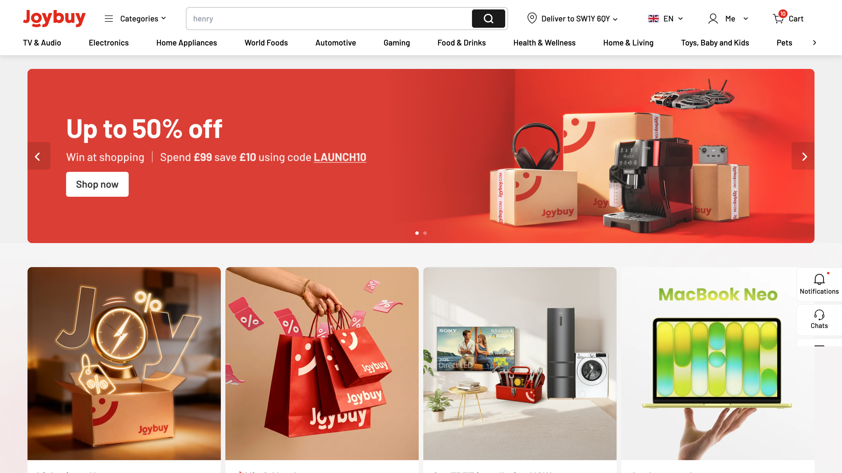 Joybuy advertorial images