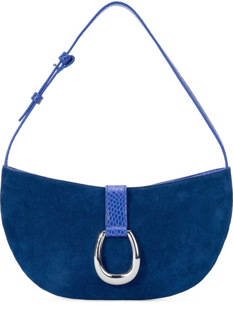 Harlow Crescent Leather Shoulder Bag