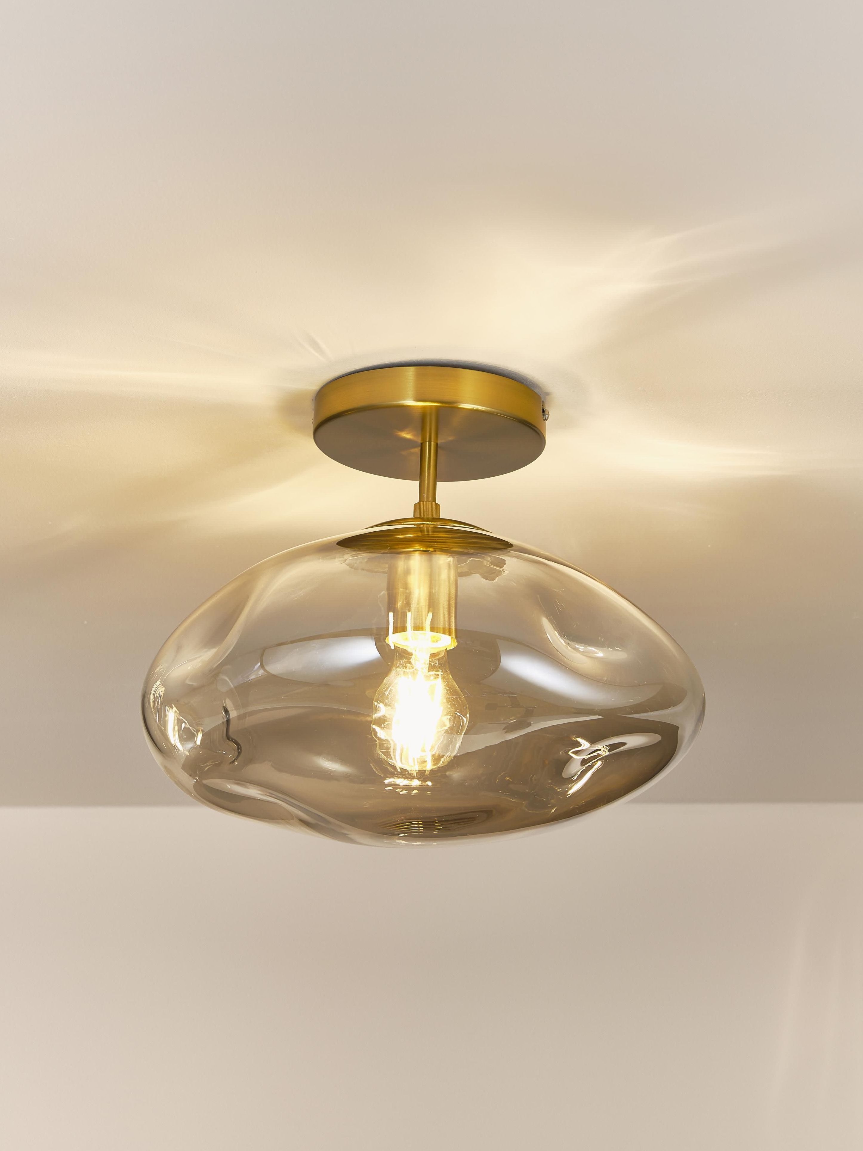 Glass Ceiling Lamp Amora