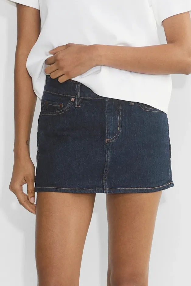Alba Micro Denim Skirt