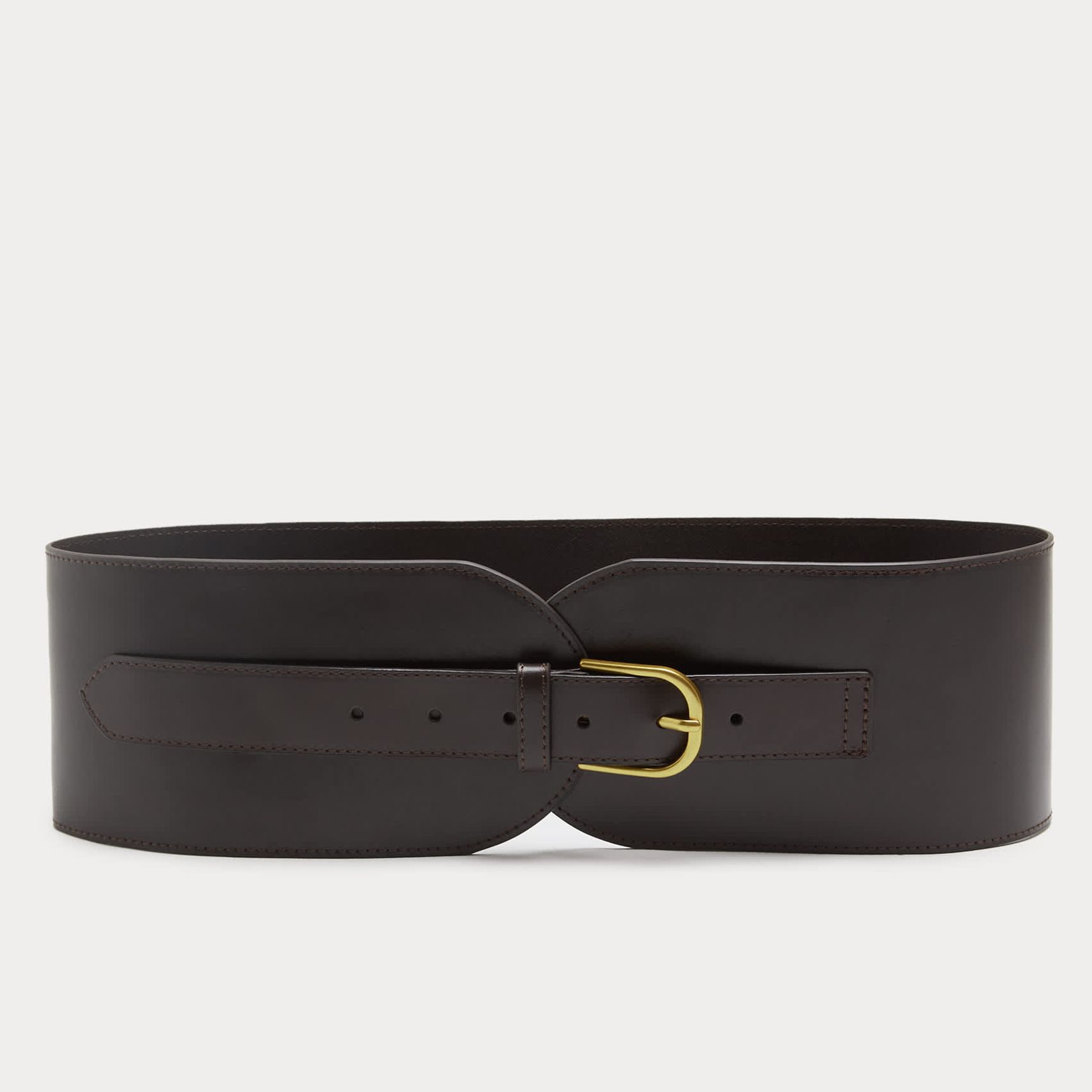Leather Extra Wide Waist Belt
