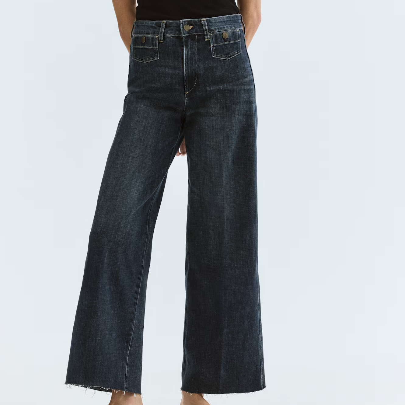 H&amp;amp;M, Cropped Ankle Jeans