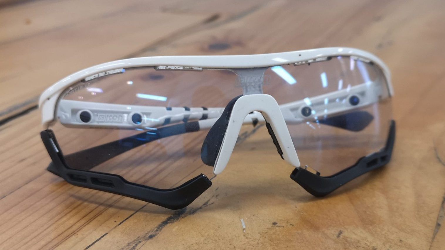 SCICON AERO TECH XL WHT/BZ シーコン White/Blue Aeroshade Sport Sunglasses | Scicon Sports