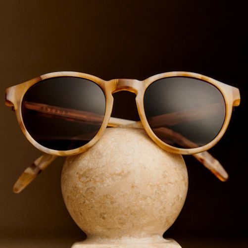 Penelope Sunglasses - Yellow Tortoiseshell - Acetate - S&amp;eacute;zane