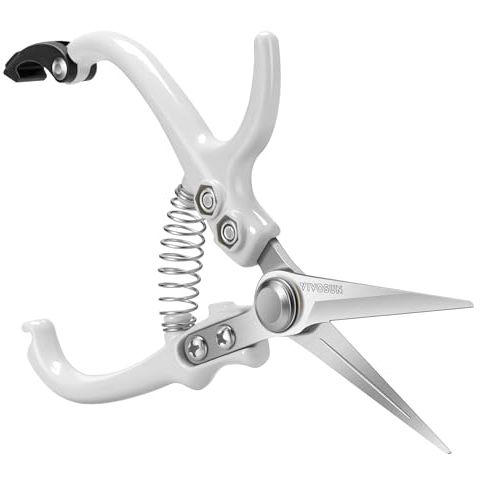 Vivosun Pruning Shears for Gardening, Lightweight Plant Pruners for Gardening, Garden Scissors for Cutting Flowers, Trimming Branches, Indoor Plant Scissors, Stylish Garden Gifts for Women