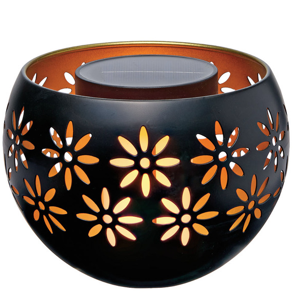 Belavi Black Solar Fire Bowl
