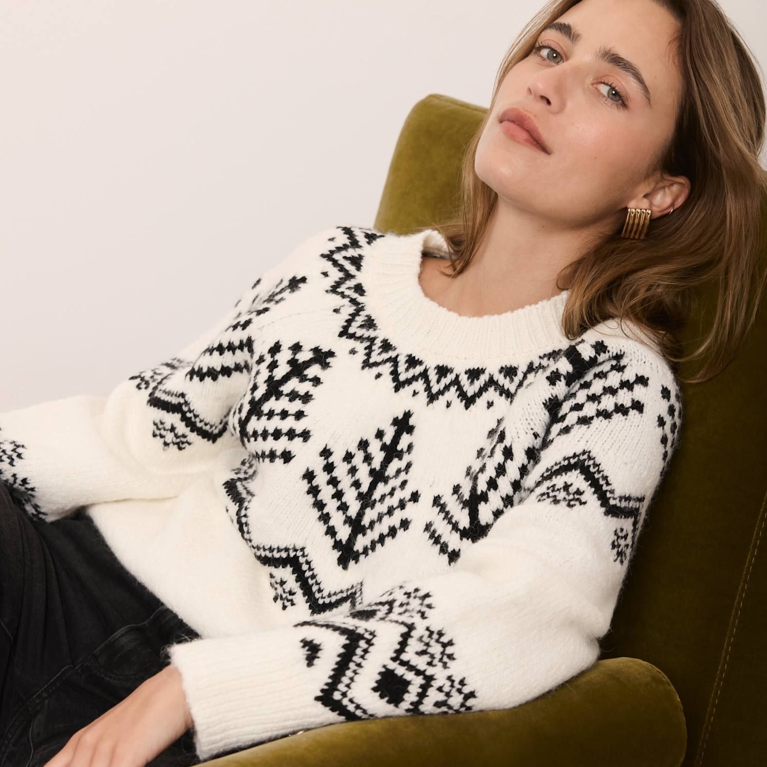 Cream Fair Isle Jumper