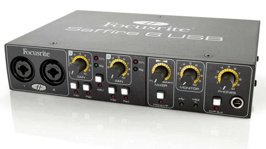オーディオインターフェース　focusrite saffire 6 USB Focusrite Saffire 6 USB Audio Interface | Musician's Friend