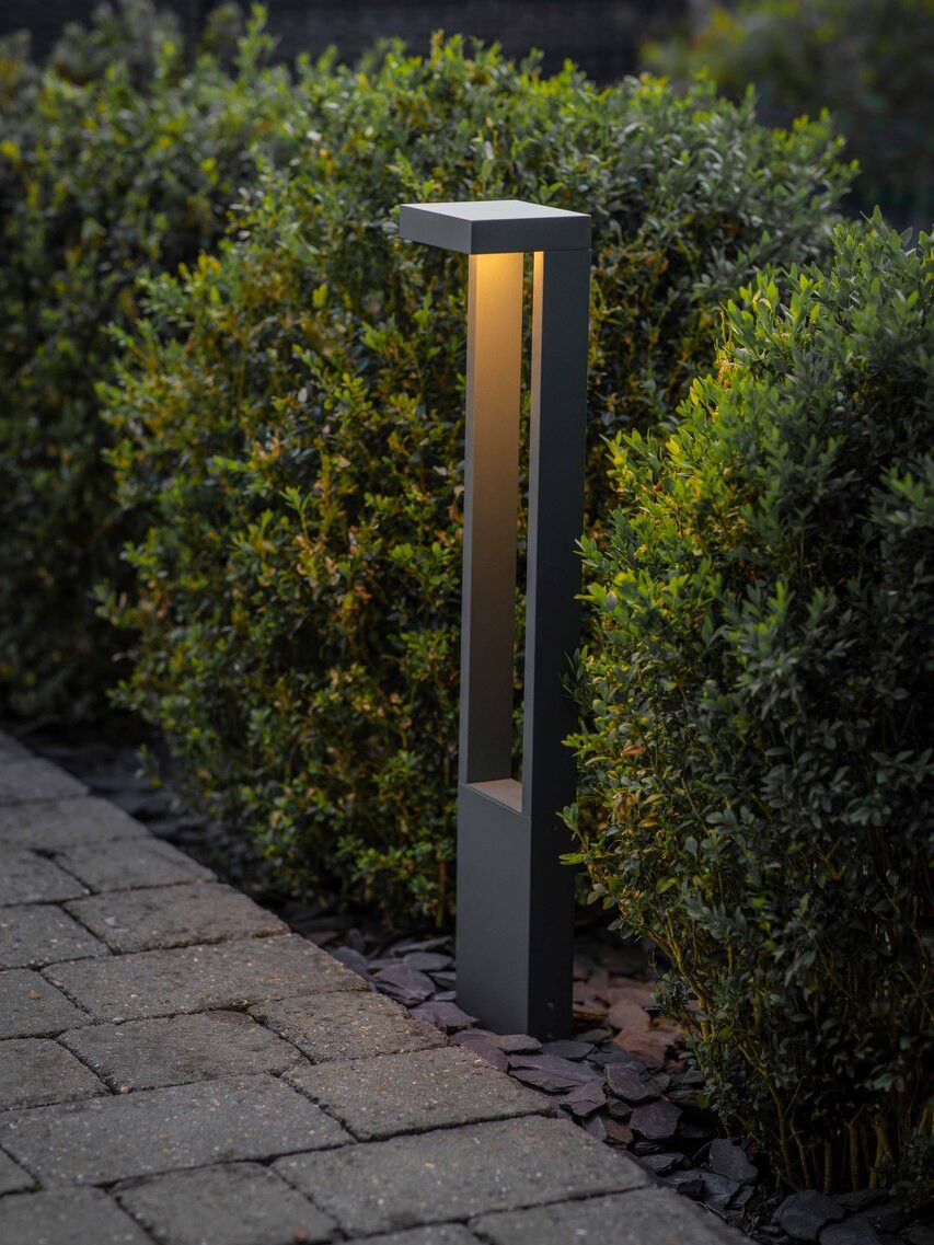 Priors Outdoor Path Light - Aluminium, Dark Grey