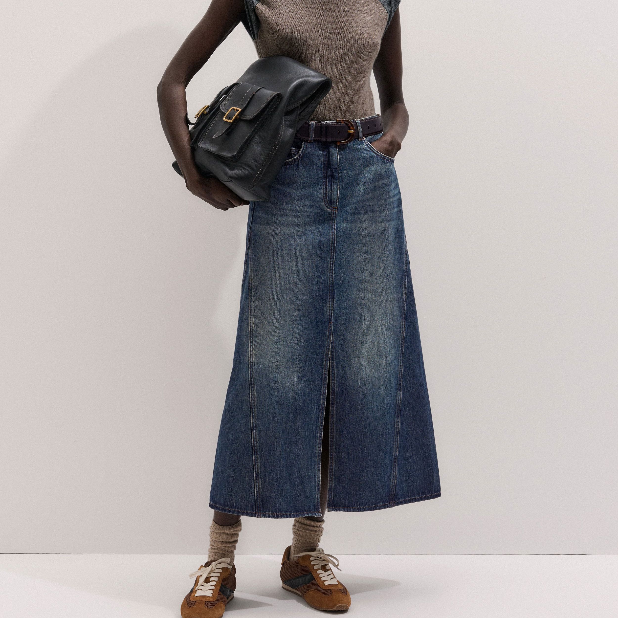 A-Line Maxi Skirt