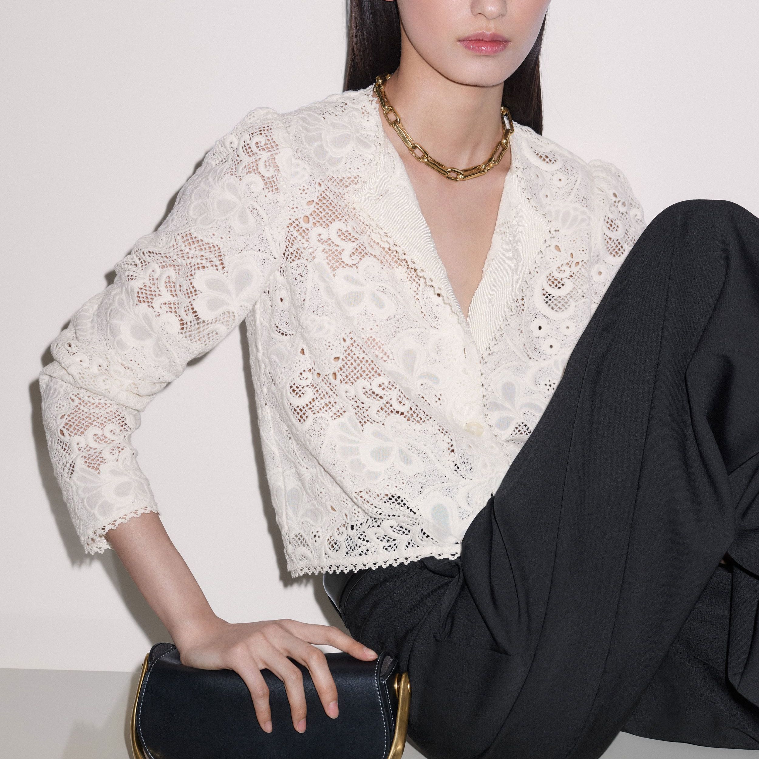 Lace Crop Jacket