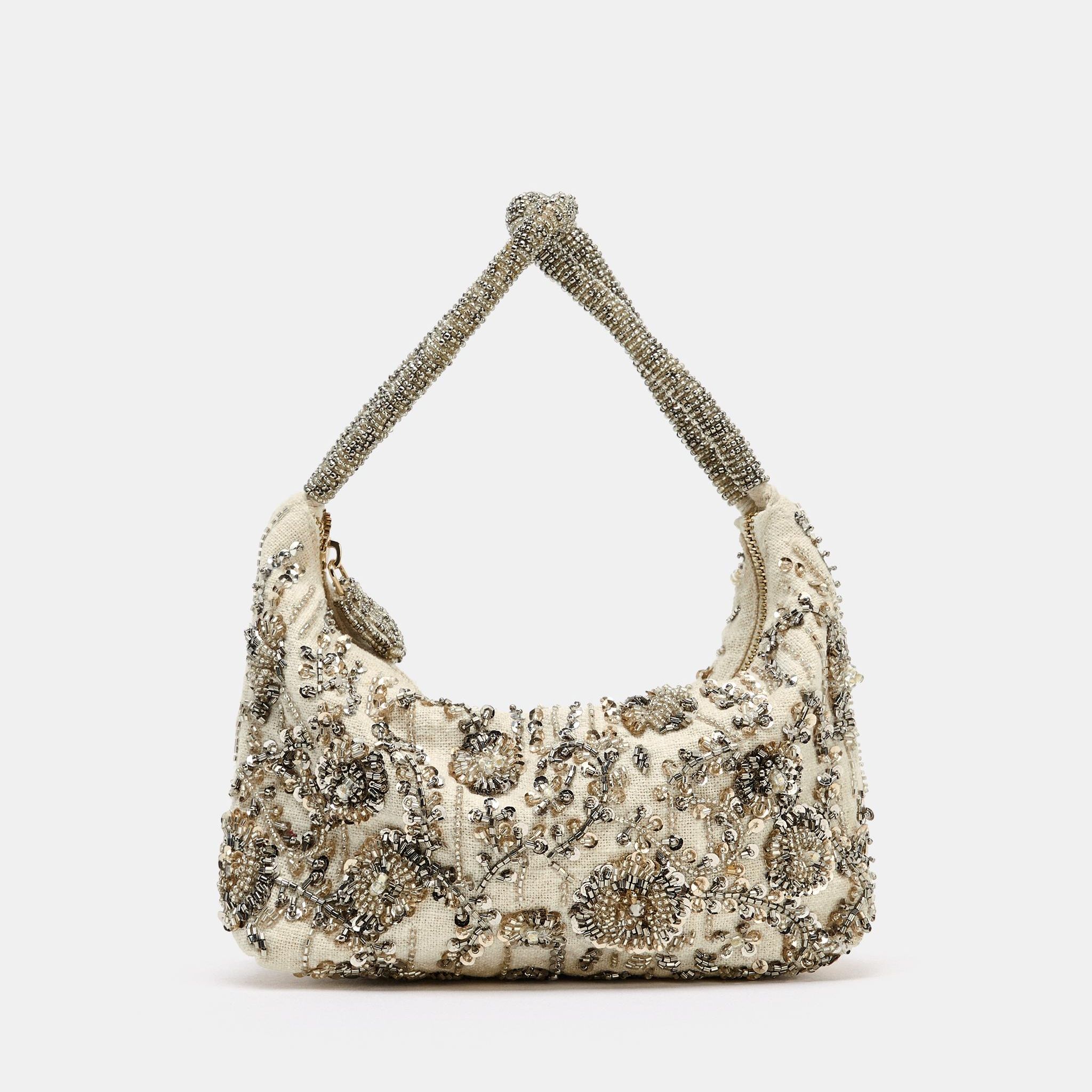 Beaded Handbag - Multicoloured - One Size Only