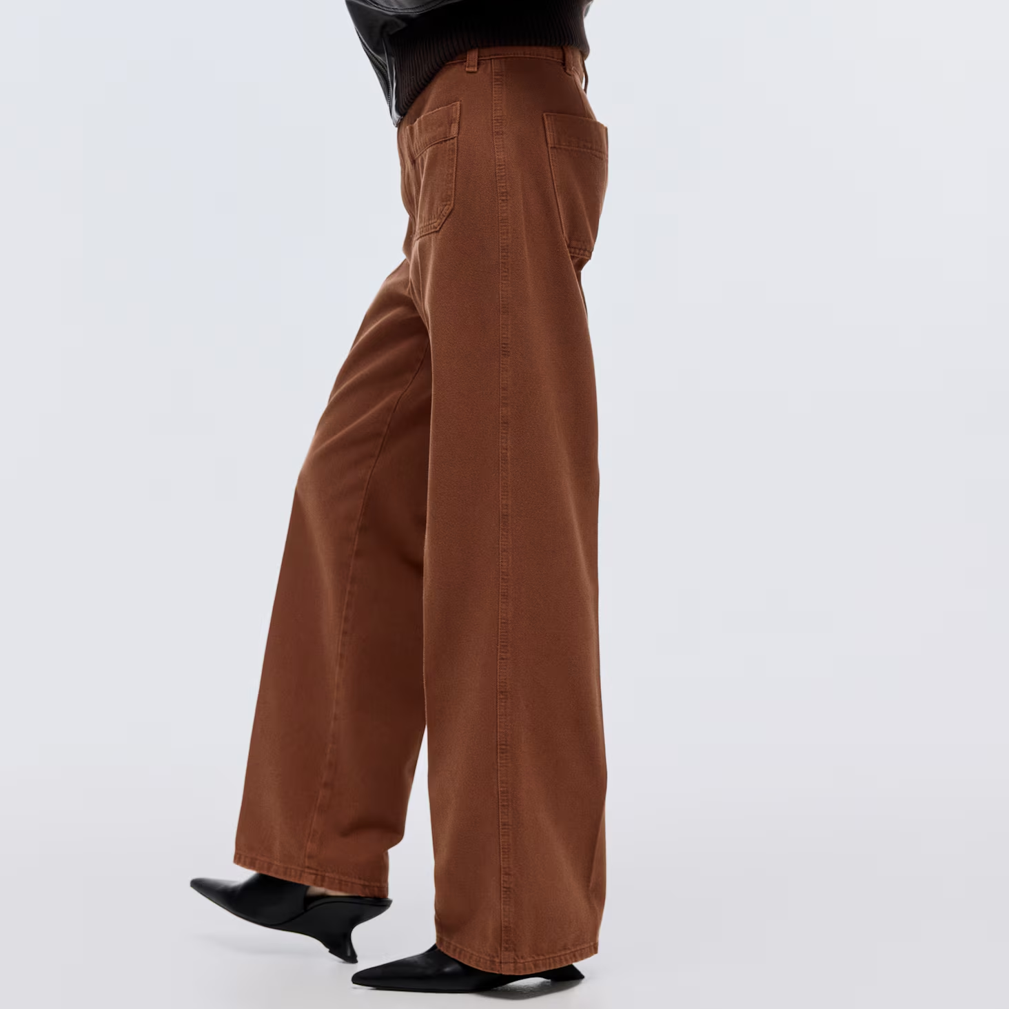 H&amp;amp;M rust-toned jeans