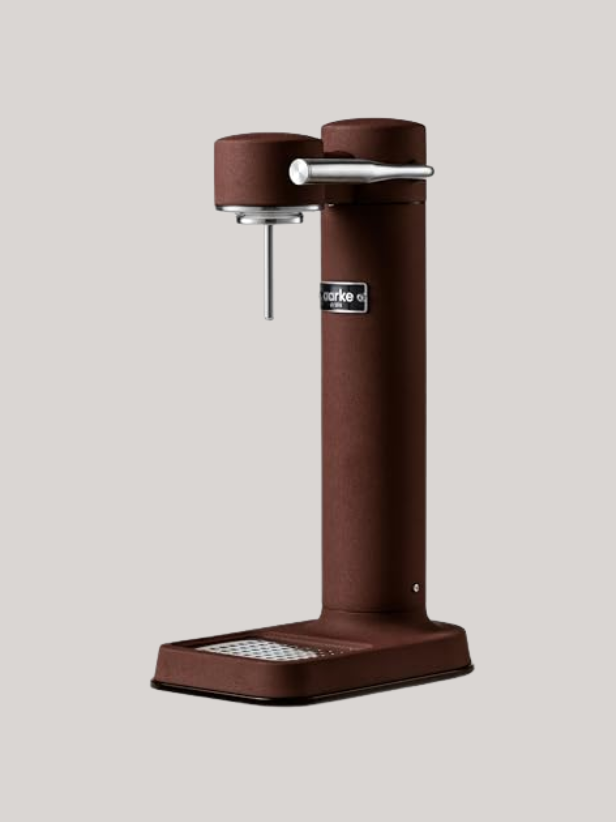 Aarke Carbonator 3 Sparkling Water Maker &amp;ndash; Stainless Steel Soda Maker With Bpa-Free Pet Bottle (800ml), Compatible With 60l Co&amp;#8322; Cylinders &amp;ndash; Burgundy