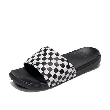 Vans La Costa Slide-On, (checkerboard) True White/black