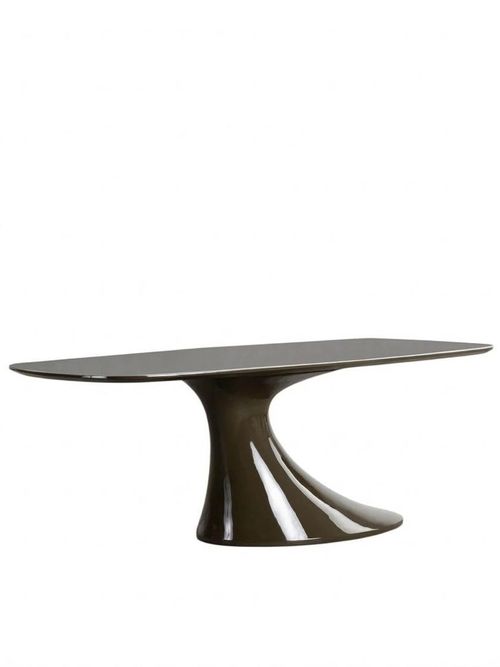 Rectangular Wooden and Fiberglass Dining Table 220cm