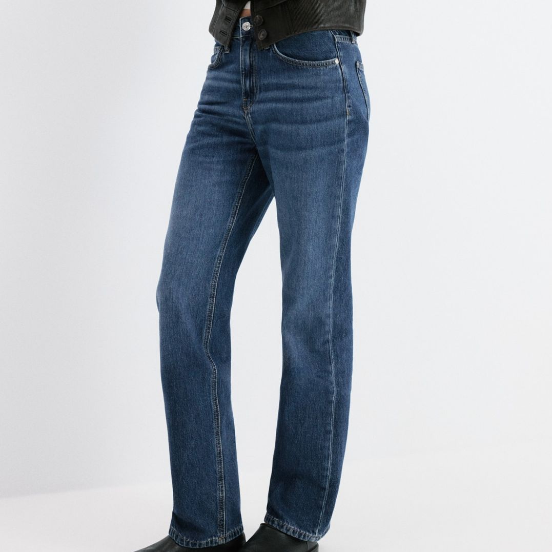Matilda Medium-Rise Straight-Fit Jeans - Women | Mango United Kingdom
