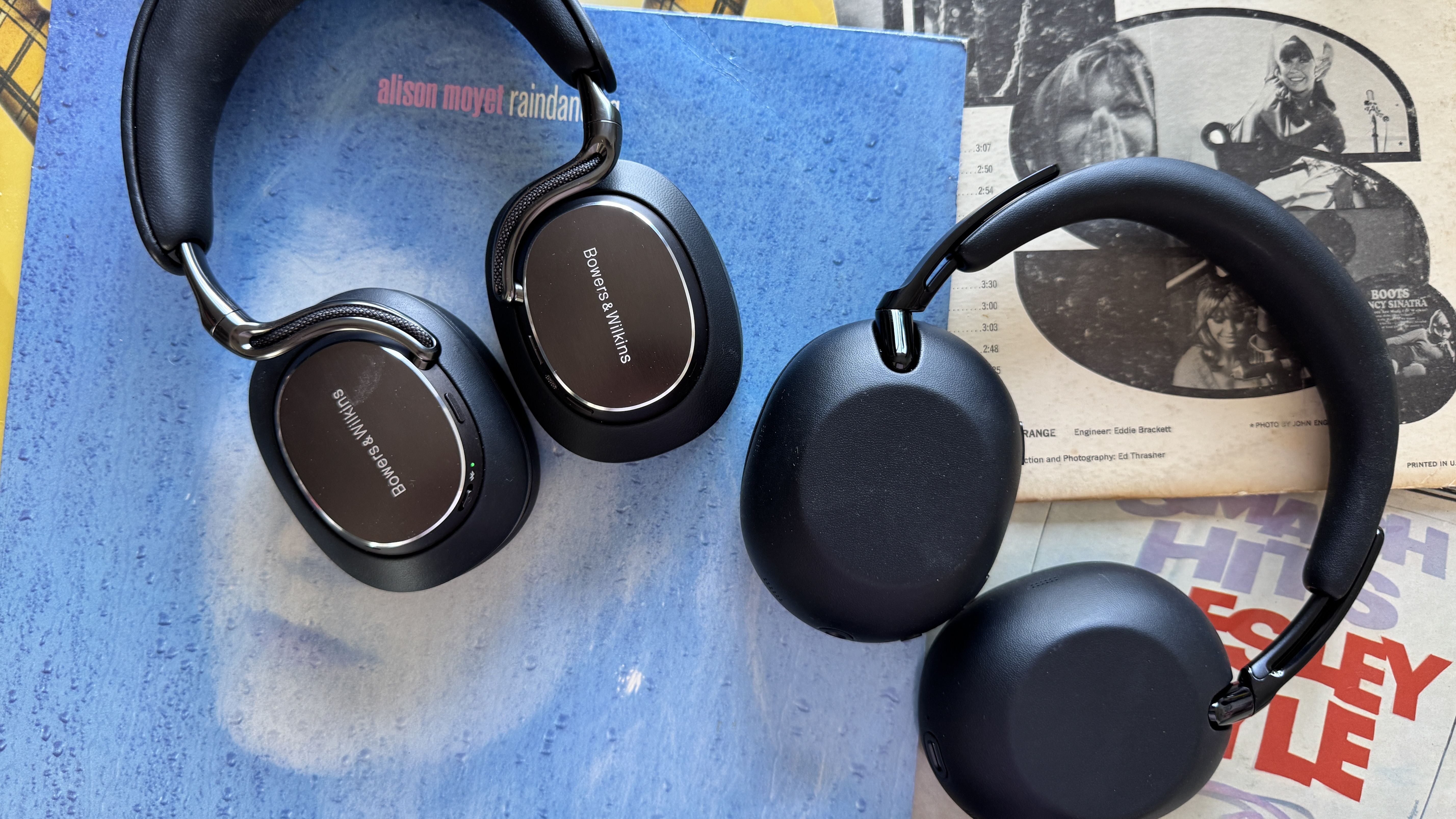 Bowers &amp;amp; Wilkins Px8 S2 and Sony 1000x The Collexion wireless headphones side by side