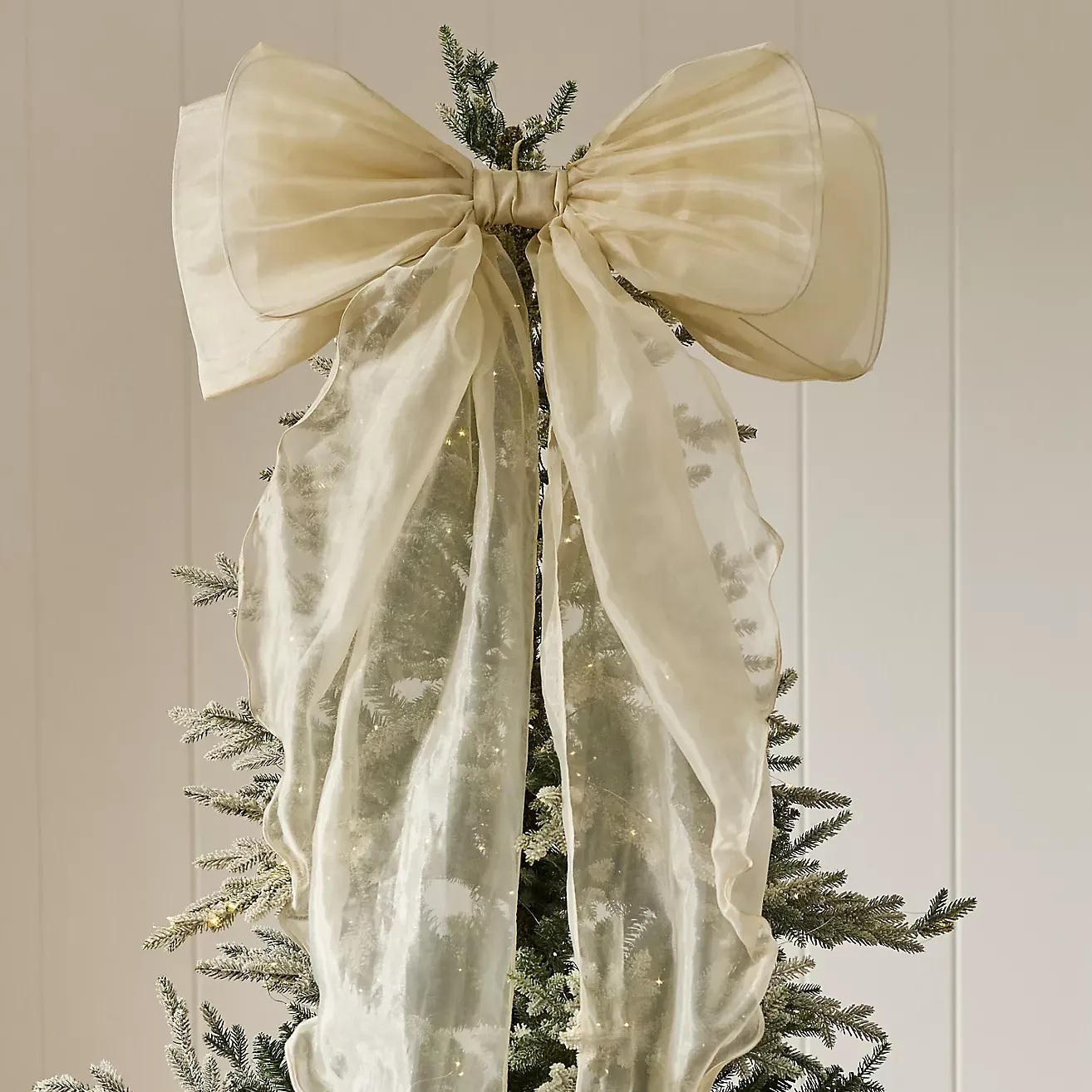 Organza Bow Tree Topper