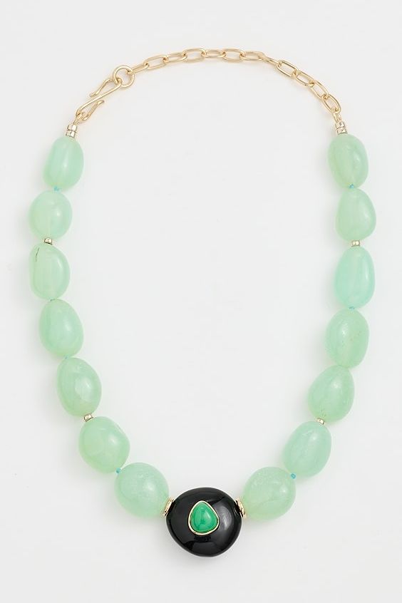 Lizzie Fortunato Andalusia Collar Necklace in Sea Foam