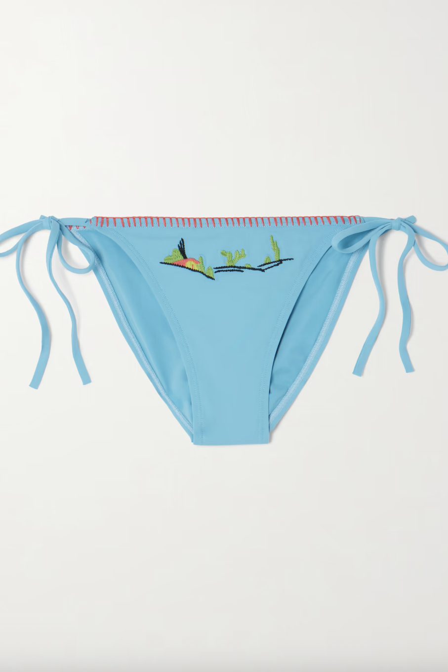 STAUD, Sisley Embroidered Bikini Briefs