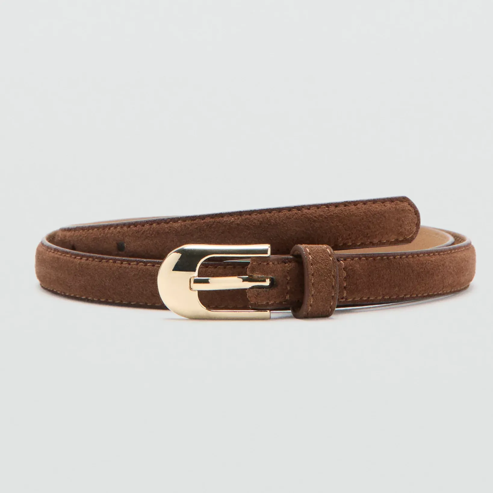 100% Bovine Leather Belt - Women | Mango United Kingdom
