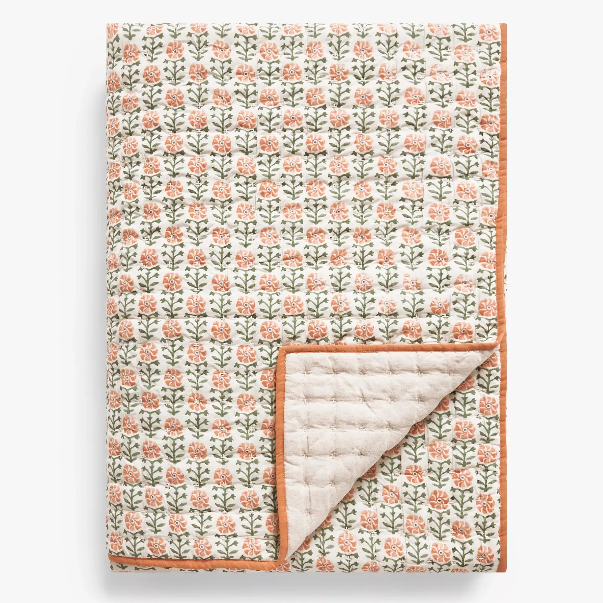 John Lewis Aria Reversible Quilt, Blue