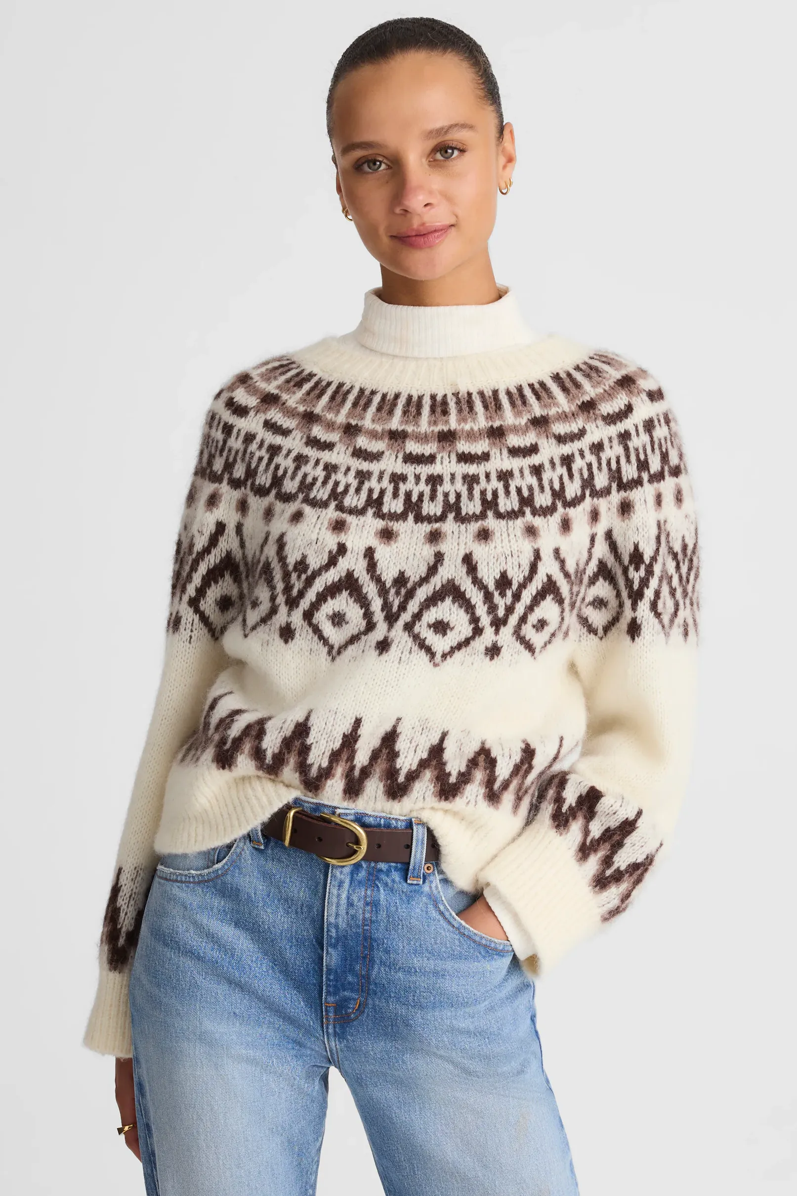 Fair Isle Boxy Sweater
