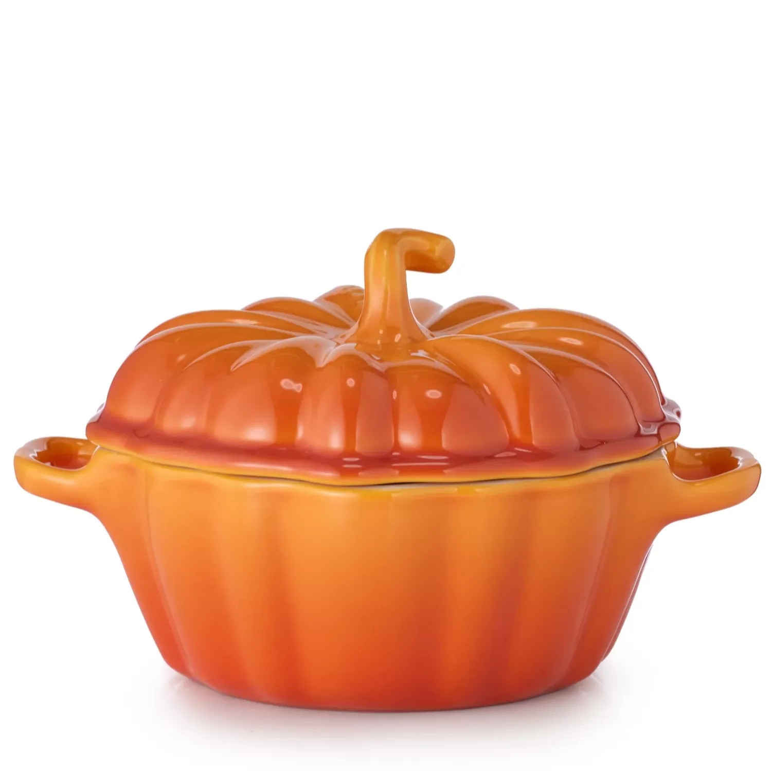 Le Creuset Stoneware 350ml Pumpkin Cocotte Marronnier