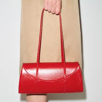 Reformation, Red Elena Shoulder Bag