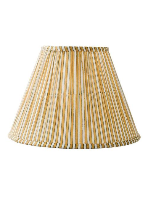 Mela Artisans Candystripe Pleated Lamp Shade