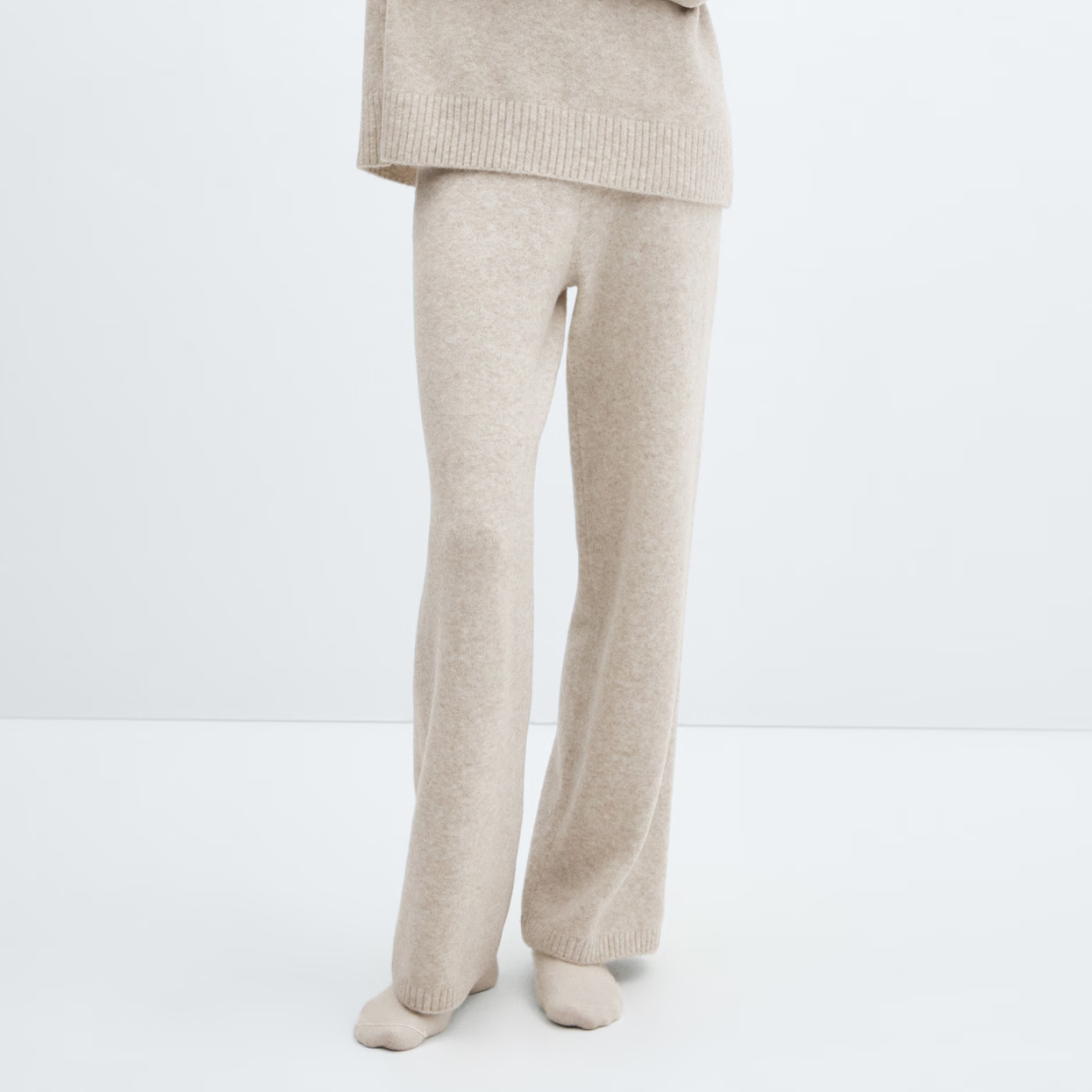 Mango knitted trousers