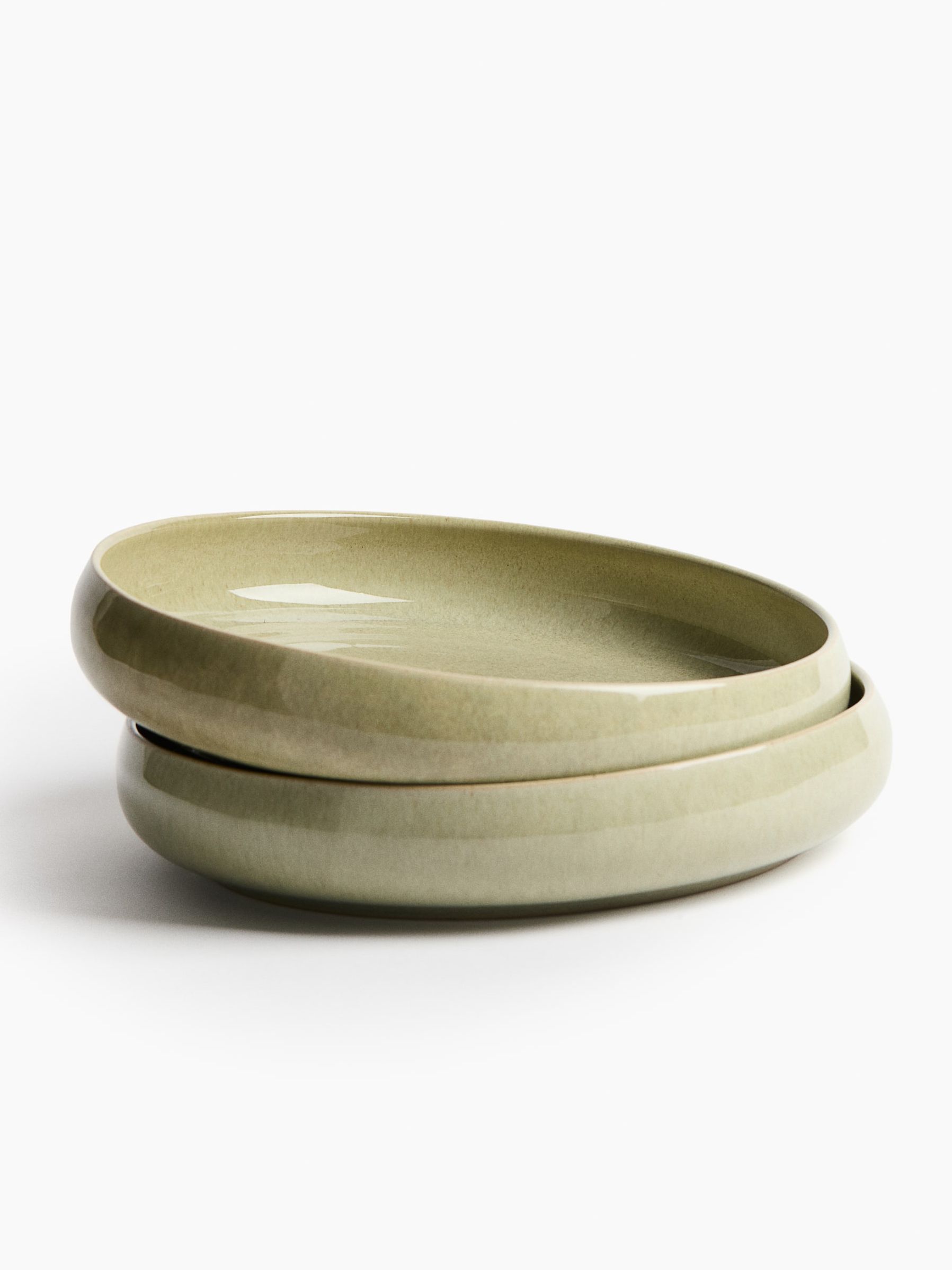 2-Pack Reactive-Glaze Soup Plates