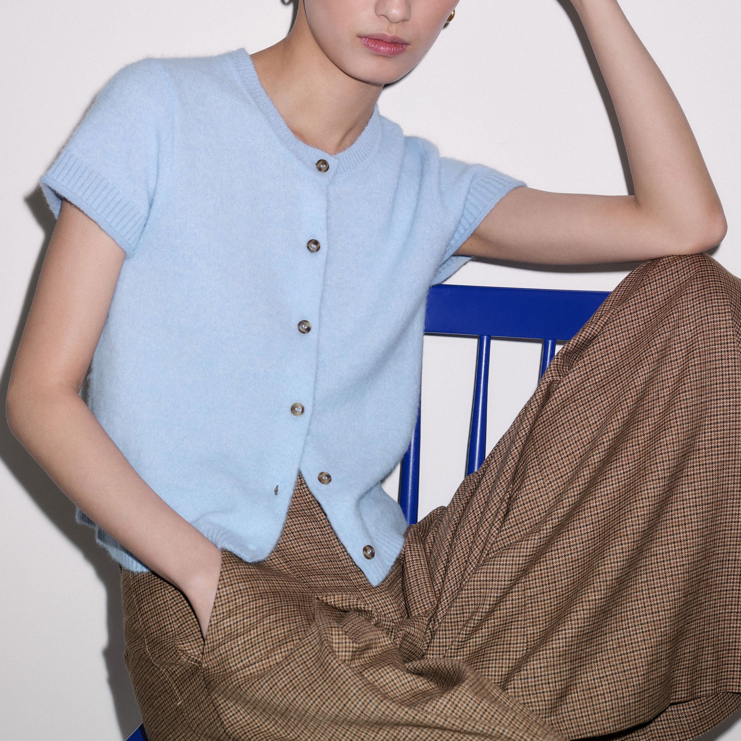 Button Front Baby Tee