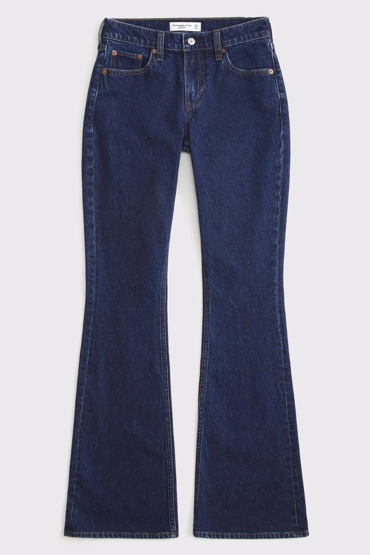 Abercrombie &amp;amp; Fitch, Curve Love Mid Rise Bootcut Jean