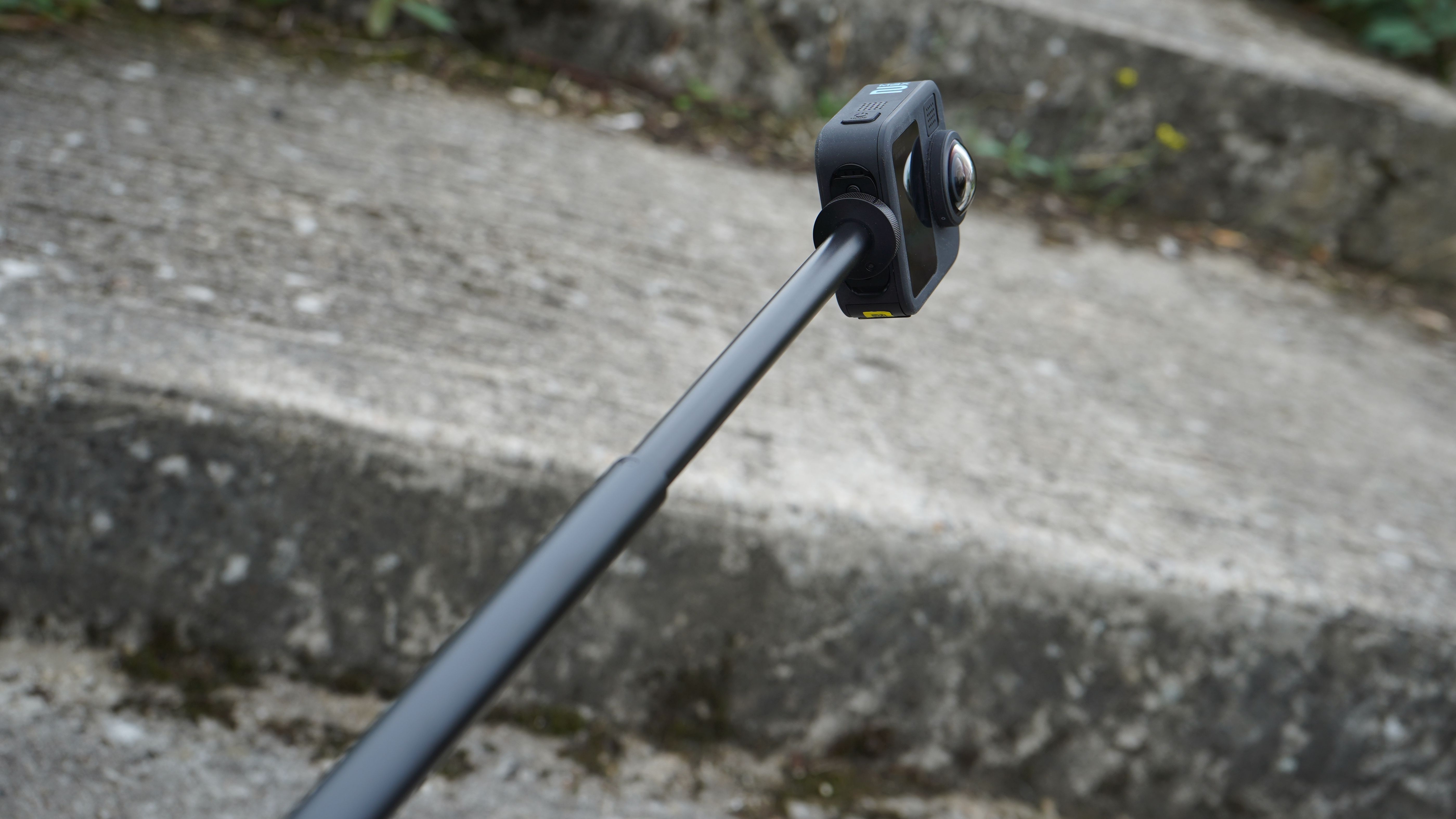 GoPro Hero Max 2 on extended pole