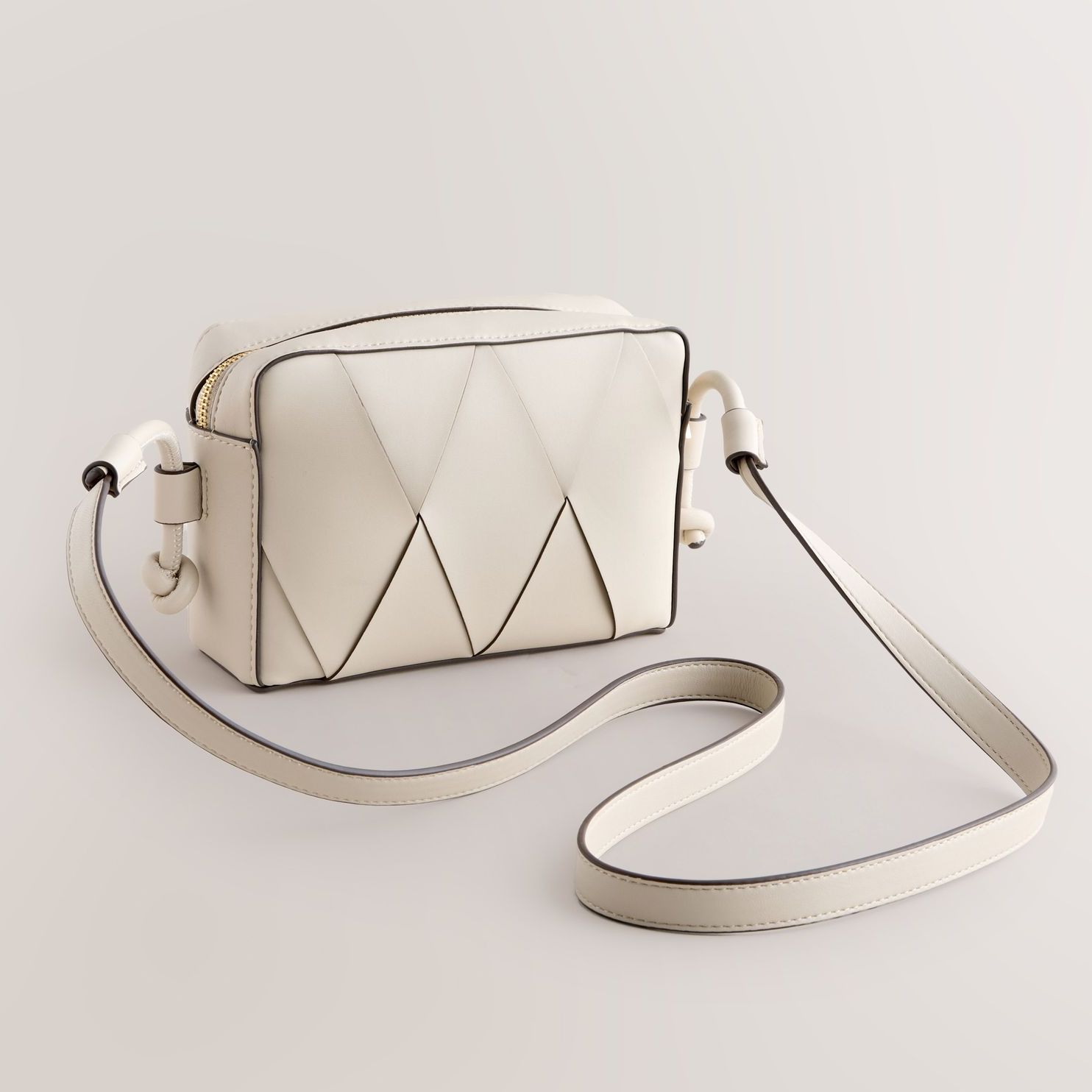 Bone Weave Cross Body Bag