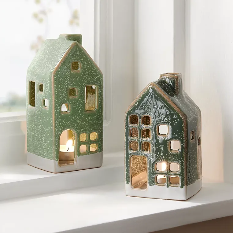 George Home, Sanctuary House Tealight Holder - Set of 2