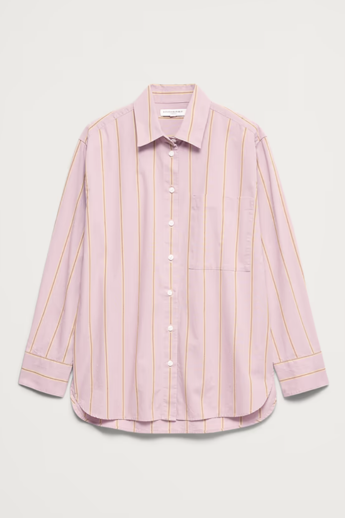 Banana Republic, The Oversized Shirt in Breezy-Cotton