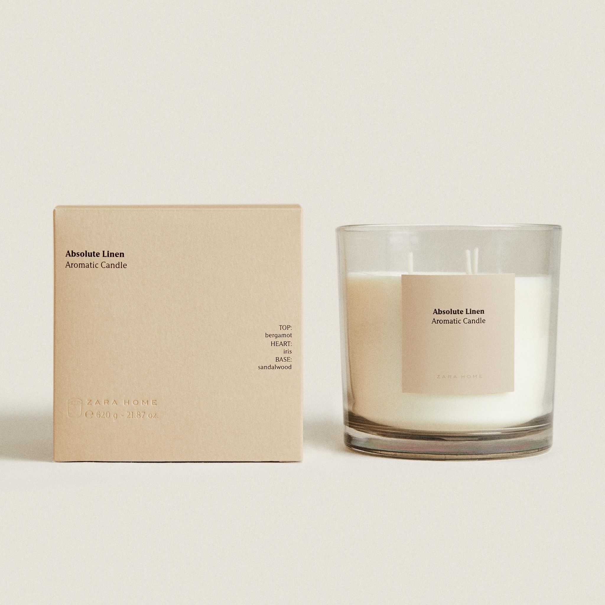 (620 G) Absolute Linen Scented Candle