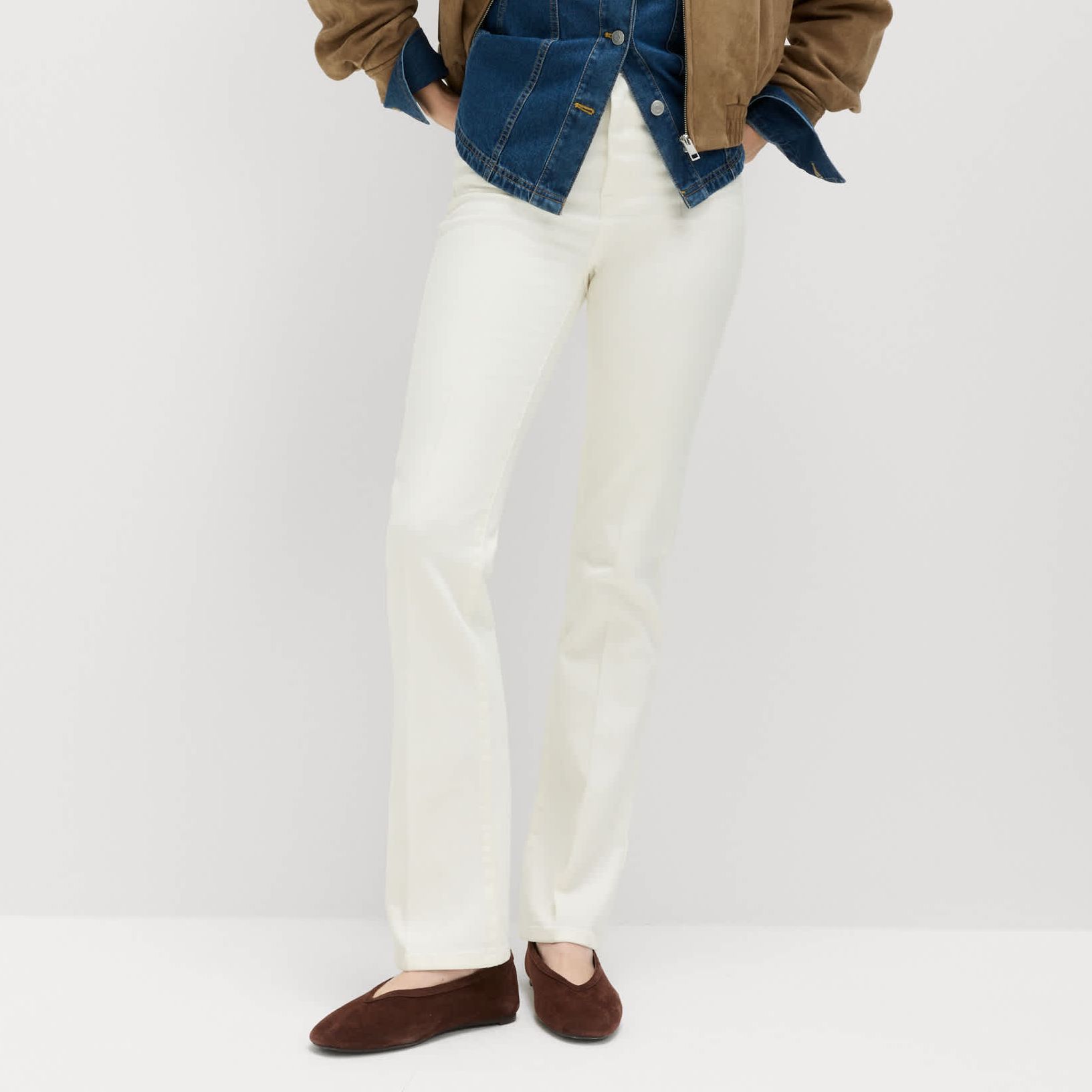 High Waisted Flared Jeans