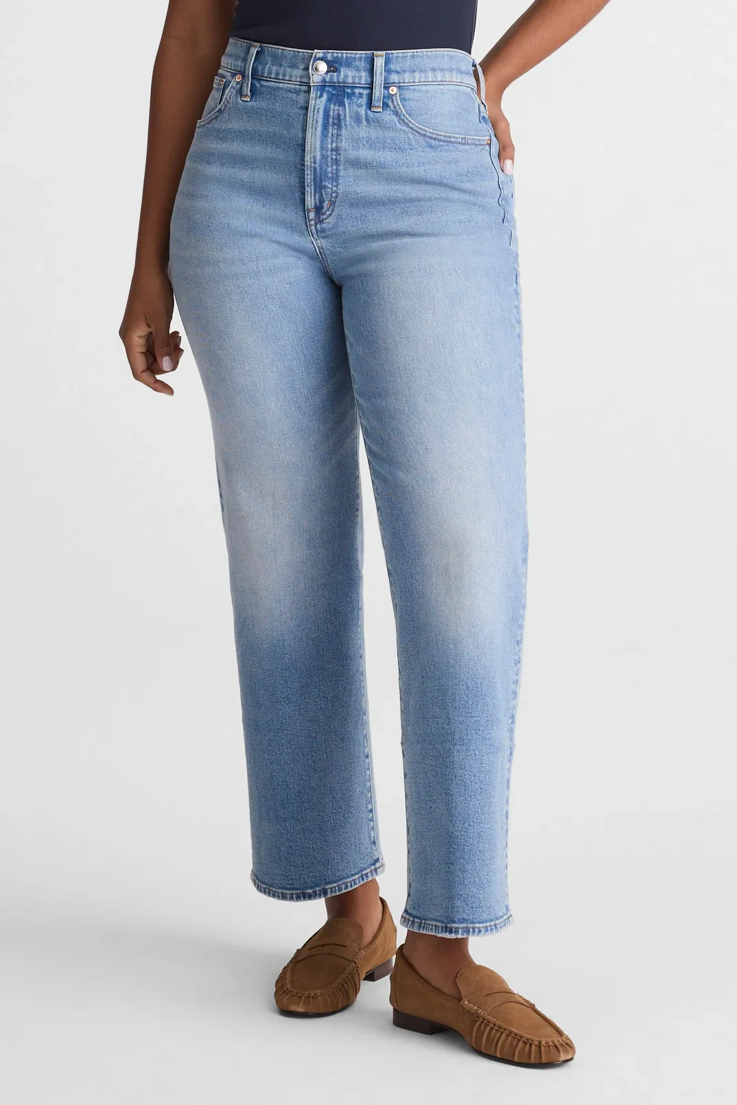 The Curvy Perfect Vintage Wide-Leg Crop Jean