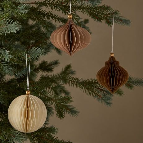 Revel Paper Ornaments (set of 3)