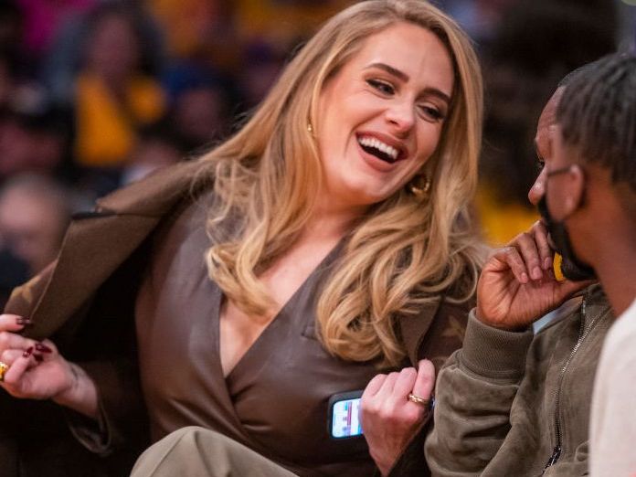Adele Attended a Lakers Game With Rich Paul in All Leather | Marie 