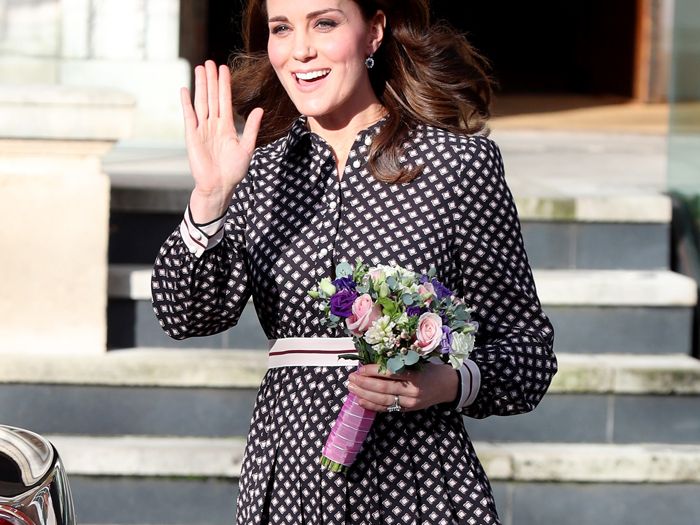 kate engagement dress Kate Middleton's Engagement Dress Gets a Maternity Makeover
