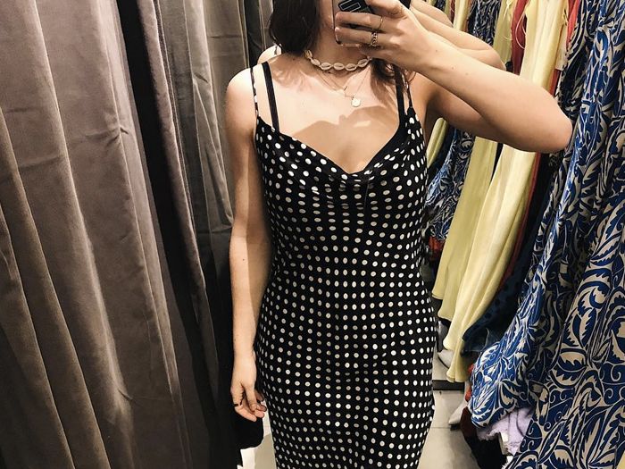 Zara's Polka-Dot Dress Is Taking Over London | Who What Wear