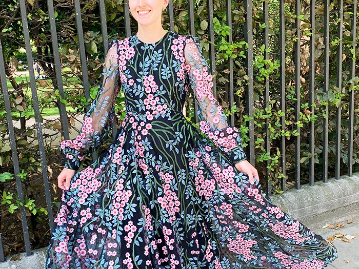 Blouson Sleeve Asos Maxi Floral Dress ASOS EDITION Garden Floral Embroidered  Maxi Dress In Pink ASOS