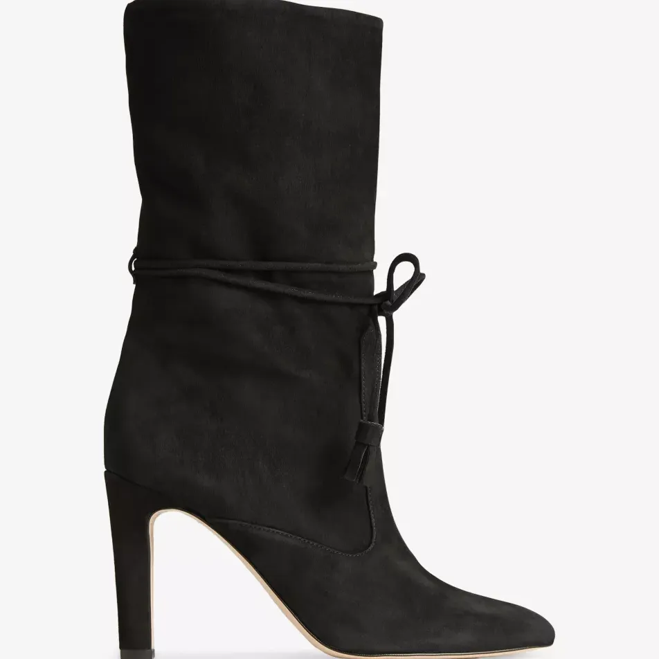 Eliza Heeled Suede Ankle Boots - Eur 35 / 2 Uk Women