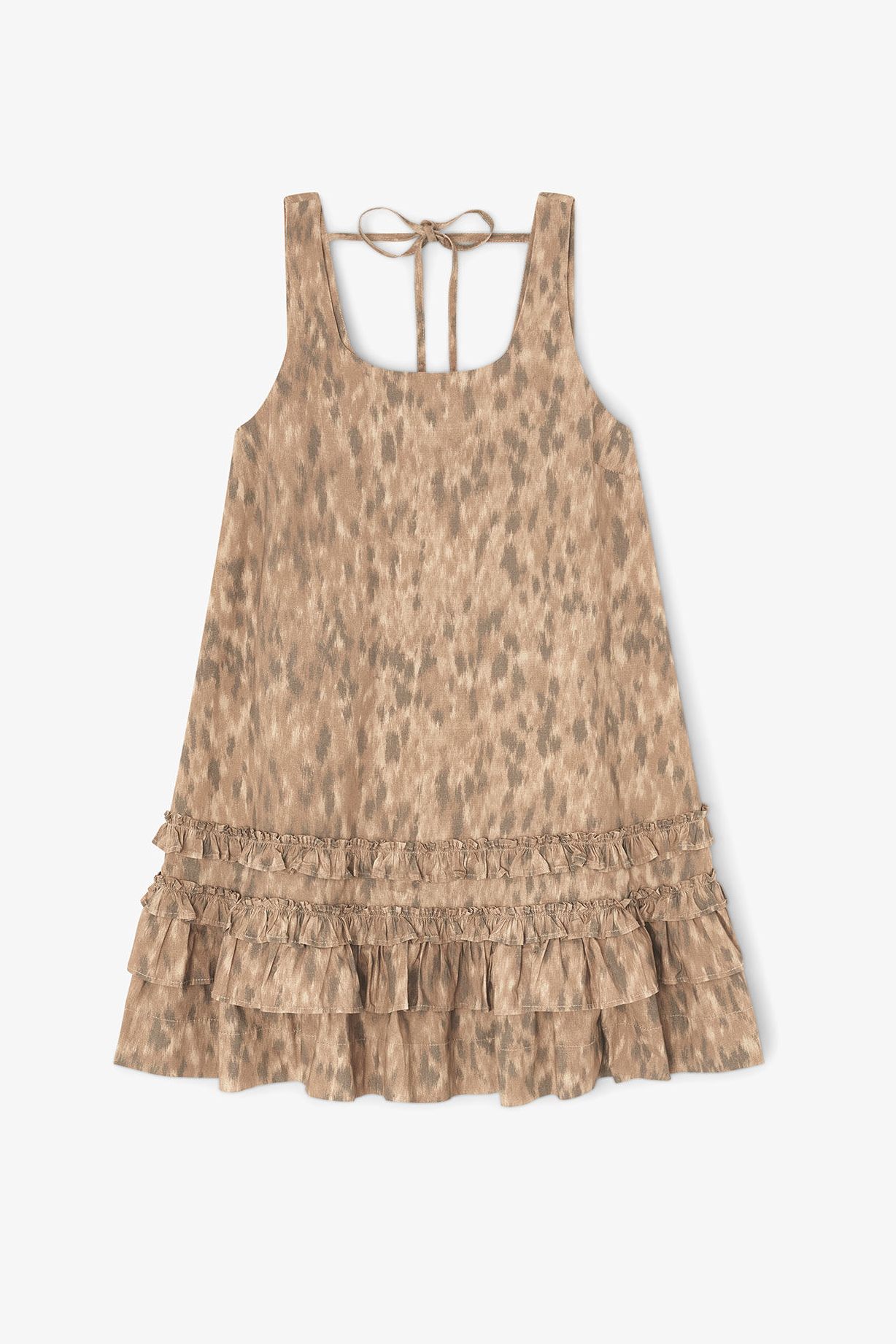 Ganni Dress in Printed Cotton